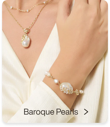 Baroque Pearls - Amber Lollipop