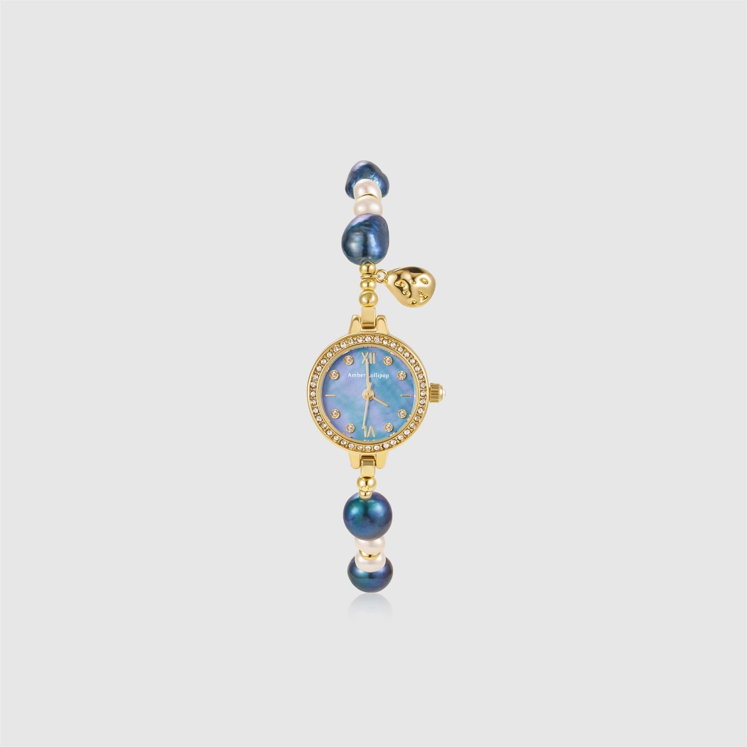 Golden Hour Blue Pearl Watch