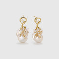 Drift Sand Baroque Pearl Earrings