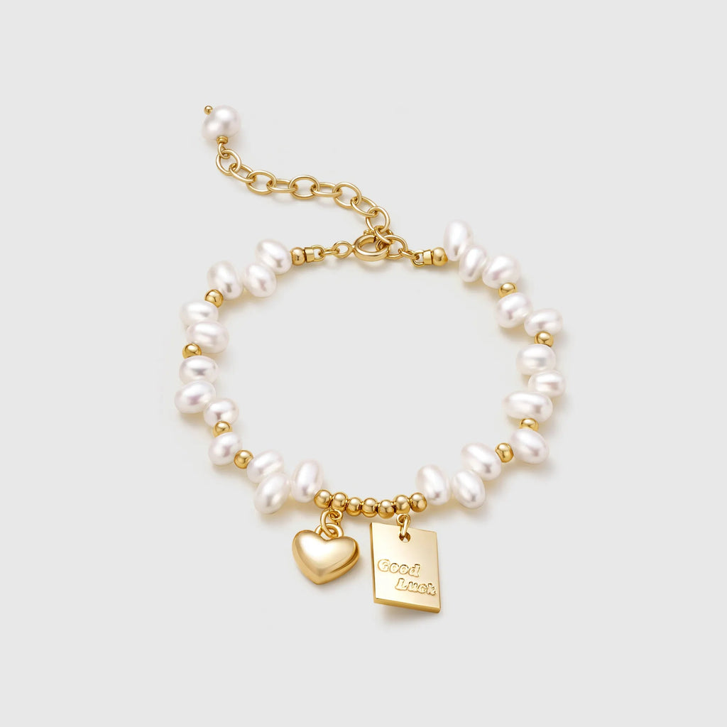 Glücks- und Liebesperlenarmband