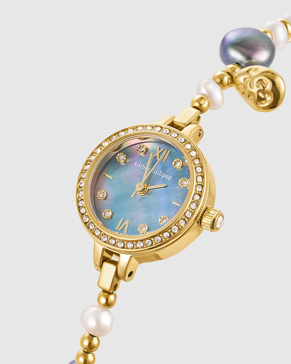 Golden Hour Blue Pearl Watch