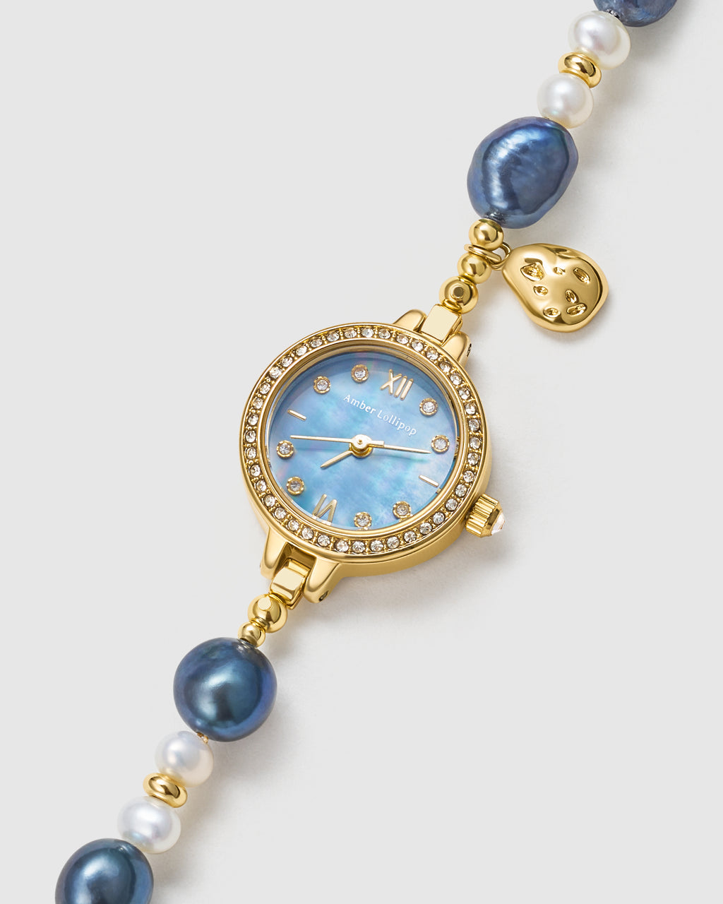 Golden Hour Blue Pearl Watch