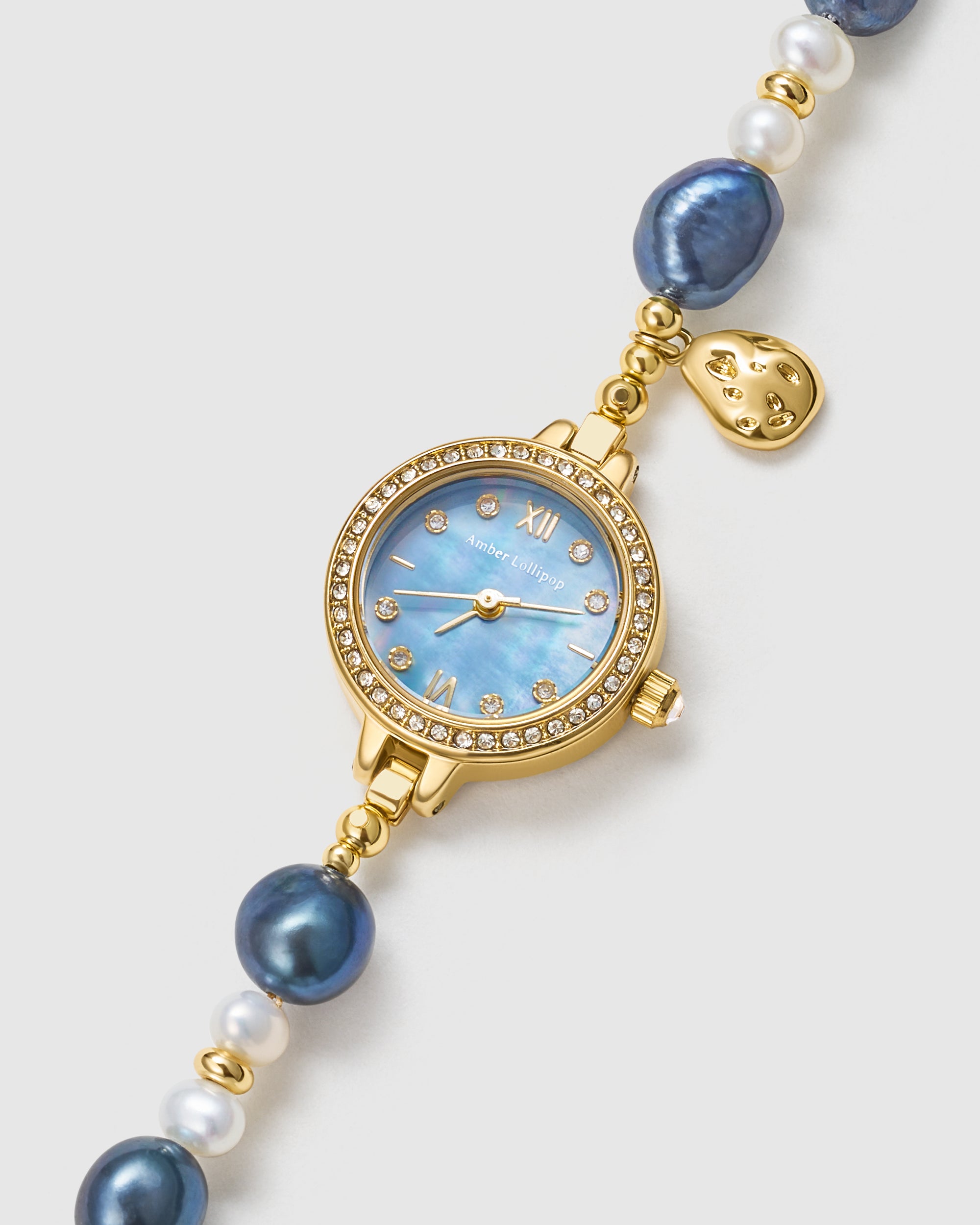 Golden Hour Blue Pearl Watch