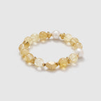 Citrine Beaded Bracelet - Amber Lollipop