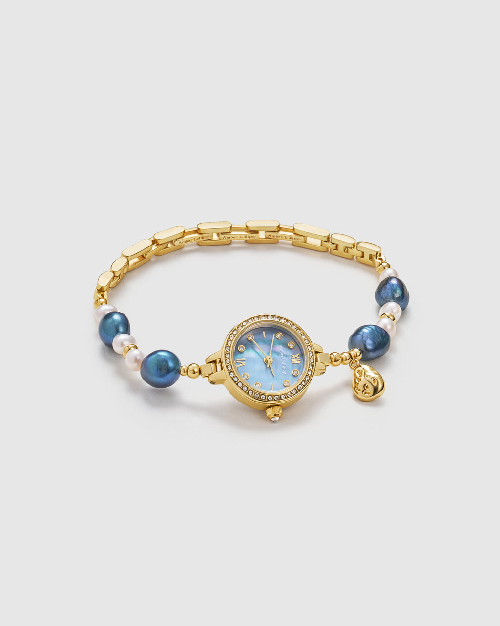 Golden Hour Blue Pearl Watch