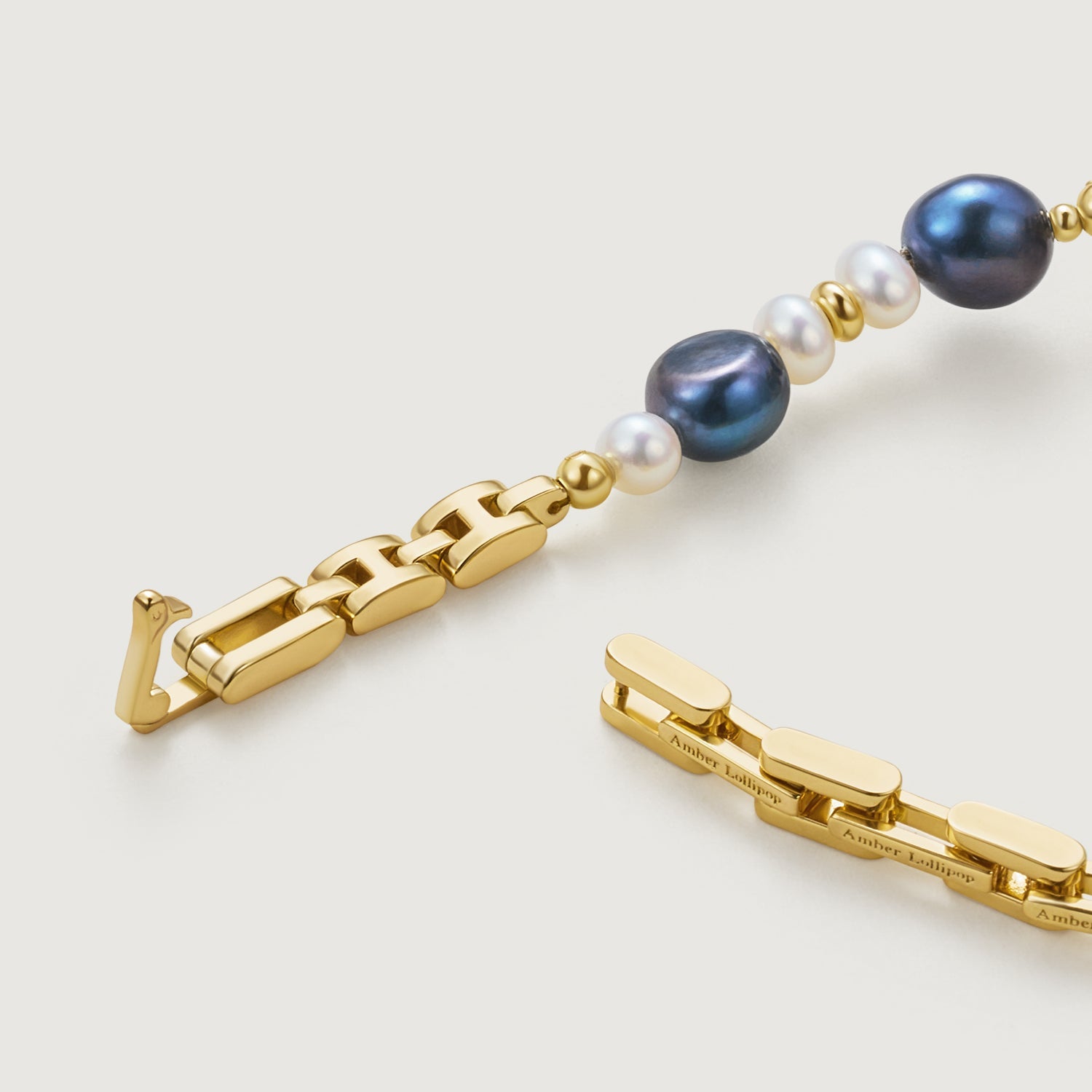 Golden Hour Blue Pearl Watch