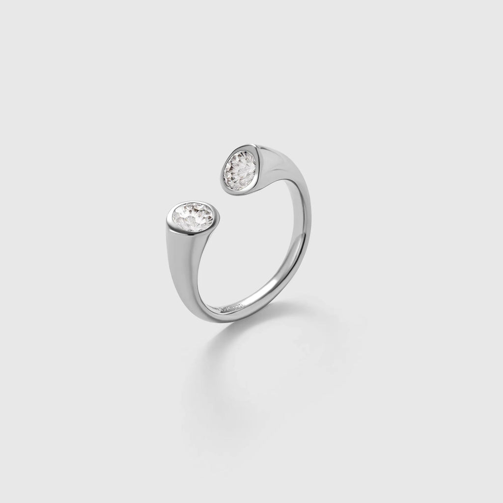 Drift Sand Silver Open Ring