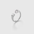 Drift Sand Silver Open Ring