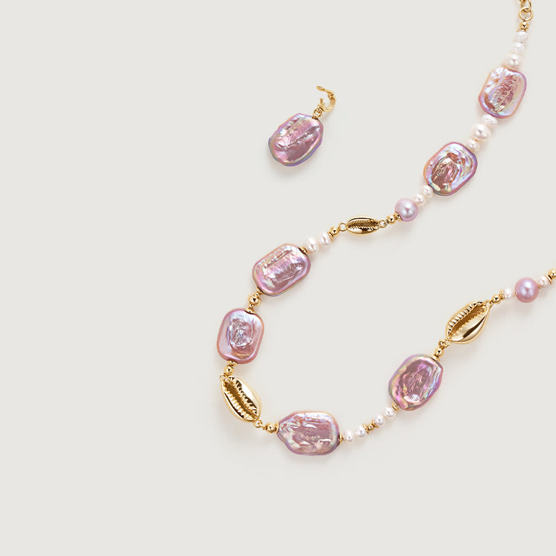 Sea Treasure Baroque Pearl Necklace