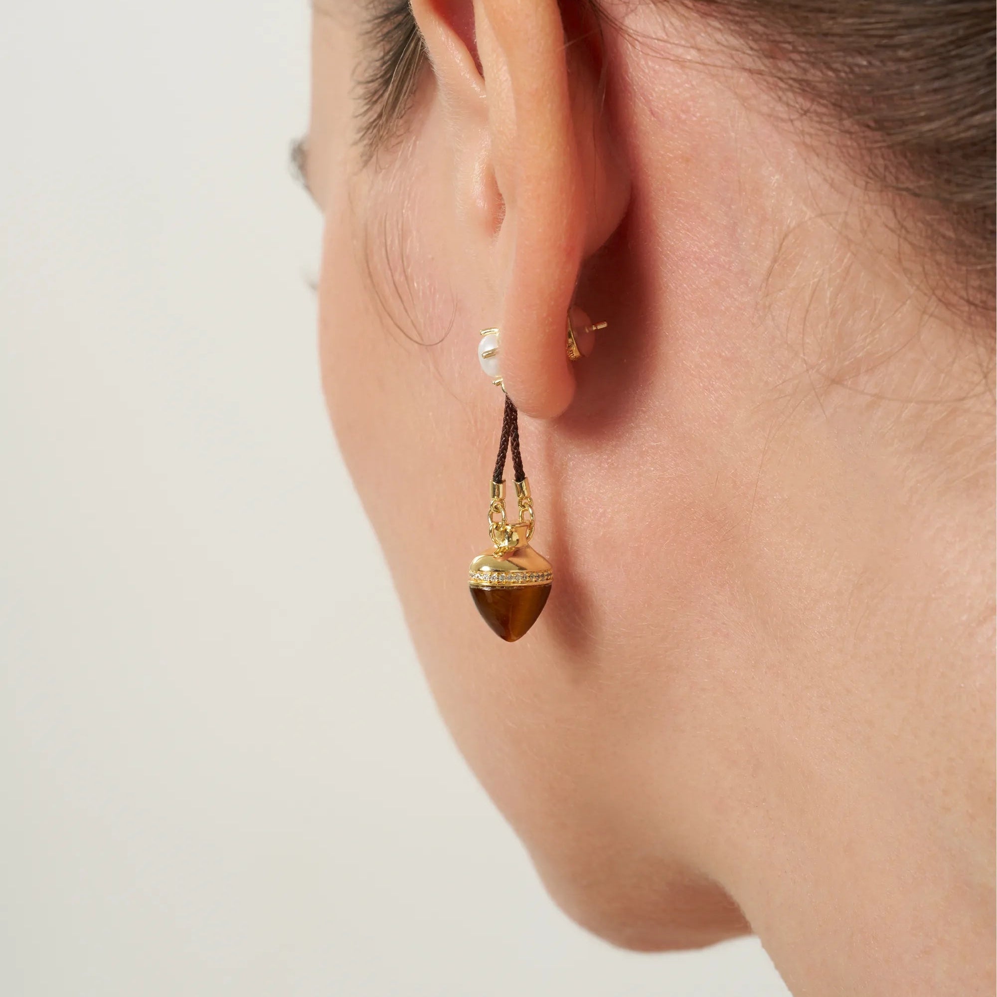 Oracle Tiger's Eye Drop Earrings