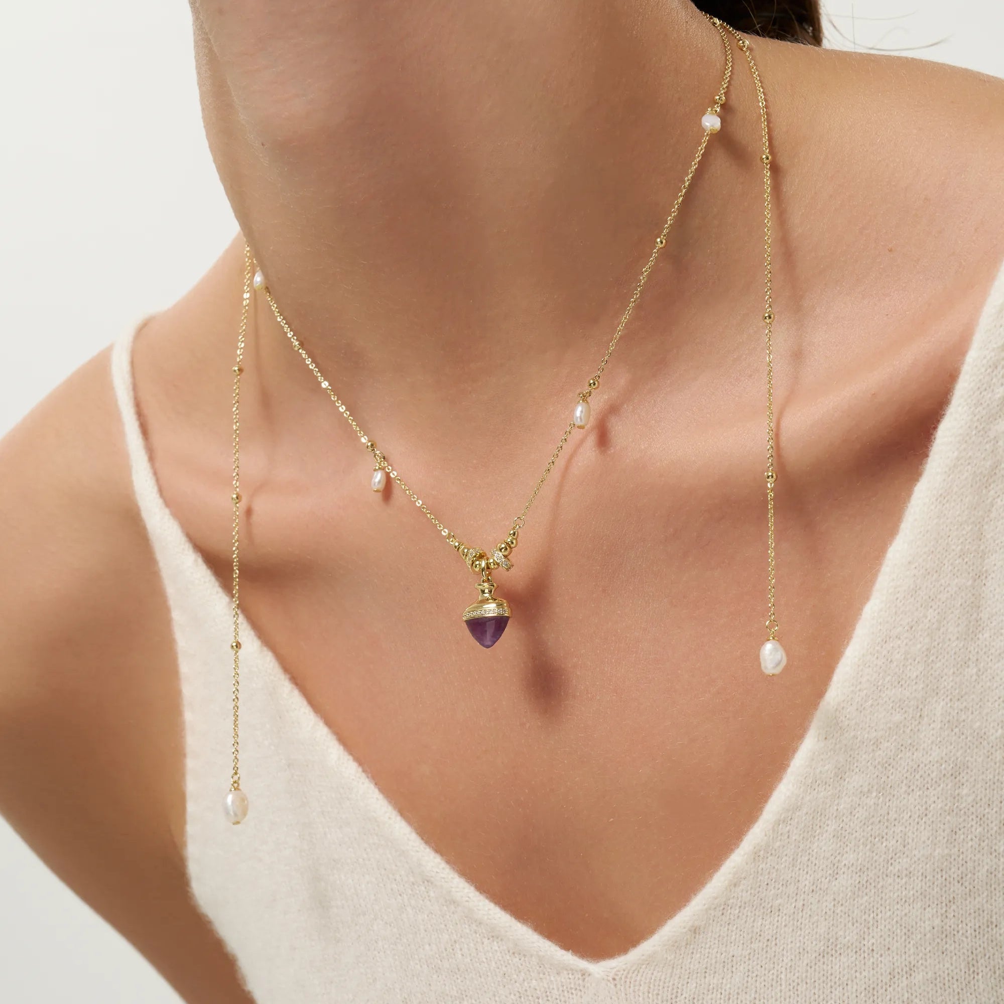 Oracle Amethyst Necklace