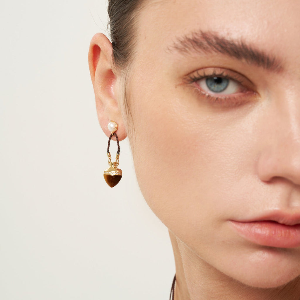 Oracle Tiger’s Eye Drop Earrings