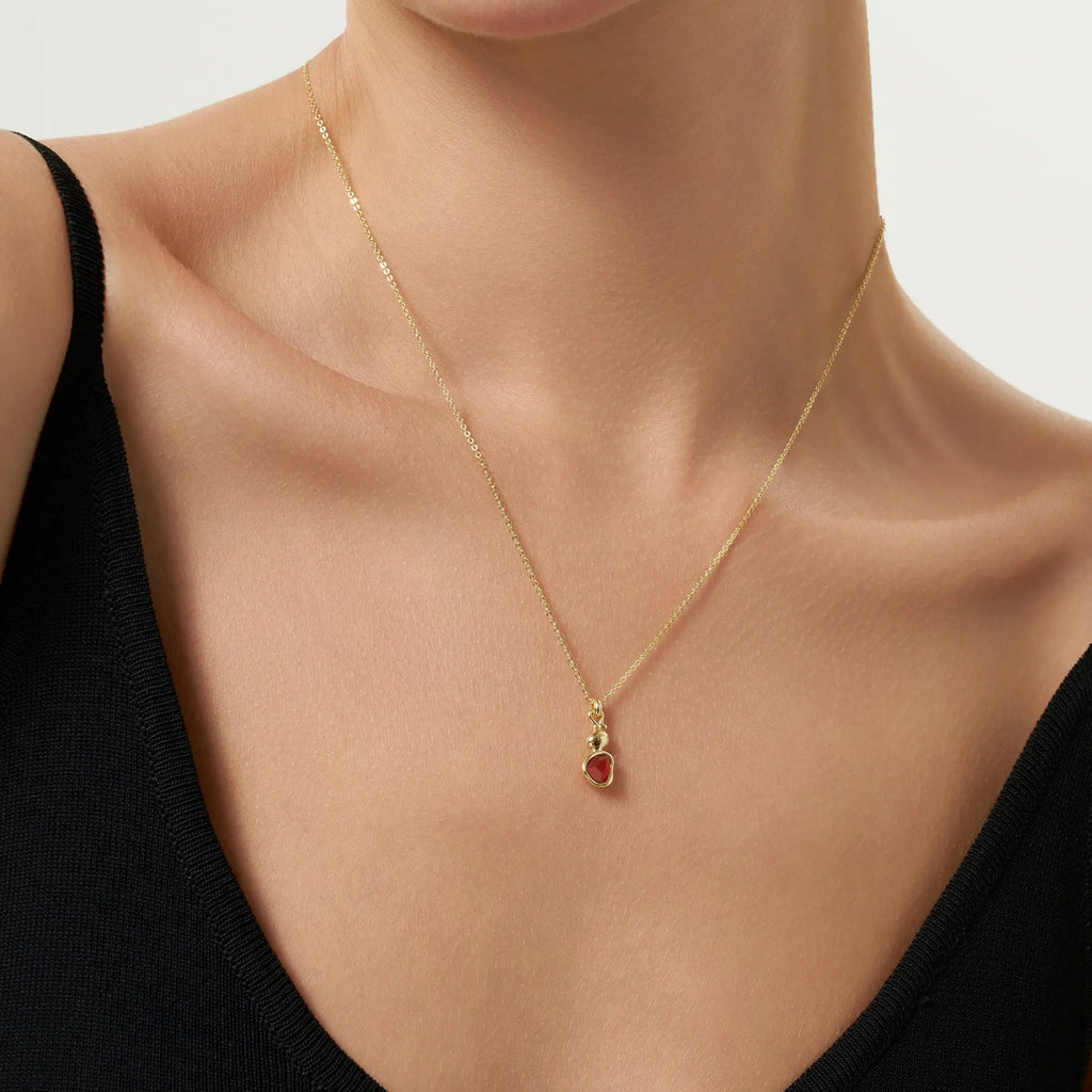 Wulu Red Agate Necklace