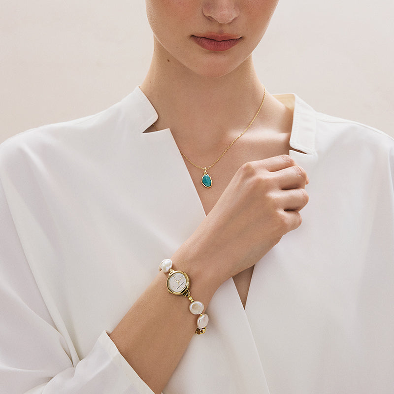 Golden Hour Blush Pearl Watch