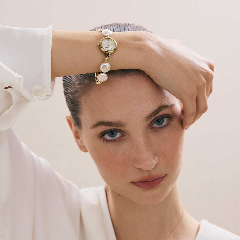 Golden Hour Blush Pearl Watch