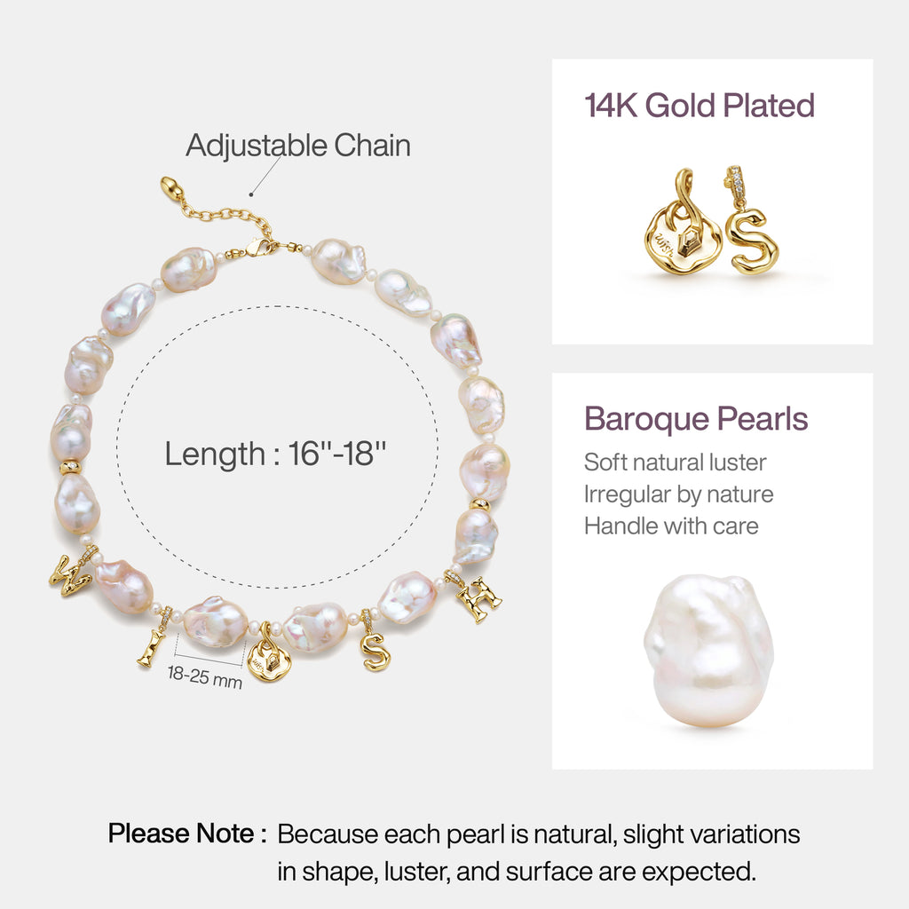Sea Wish Baroque Pearl Necklace