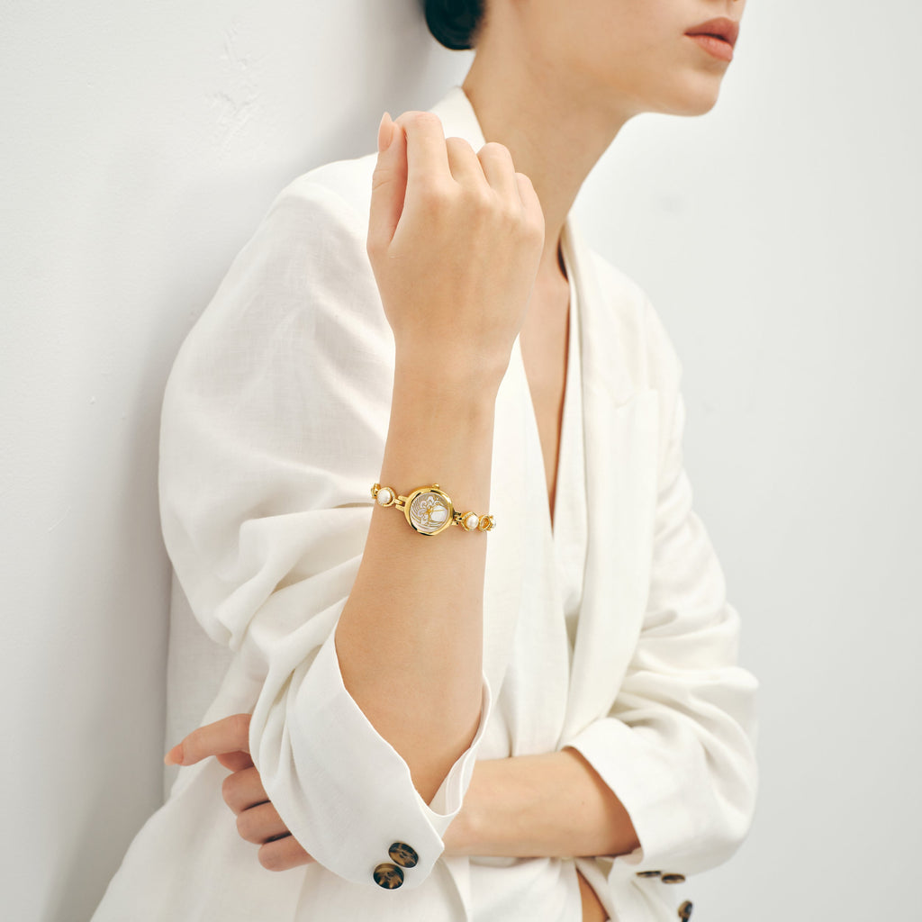 Zodiac Stellar Pearl Watch（Aquarius / Gemini / Libra）