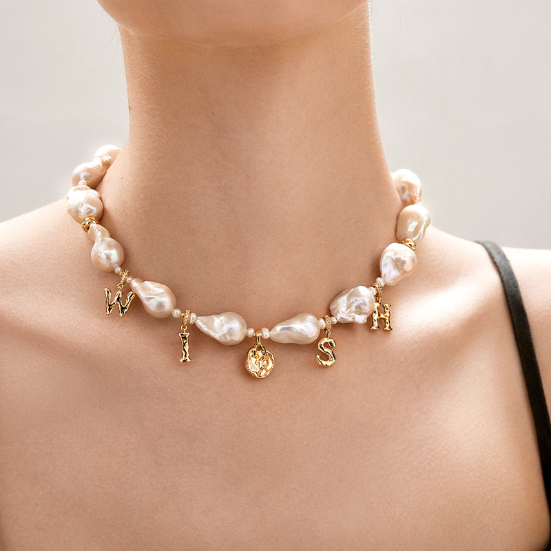Sea Wish Baroque Pearl Necklace