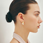 Good Luck Pearl Heart Earrings