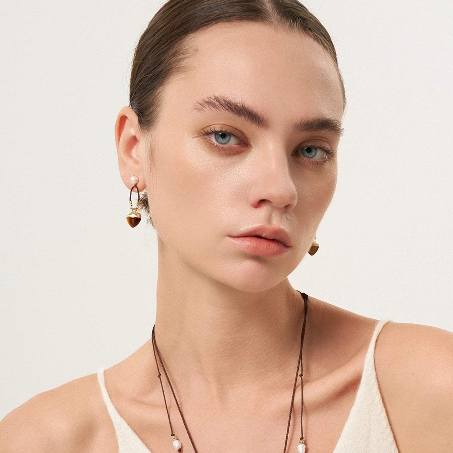 Oracle Tiger’s Eye Drop Earrings