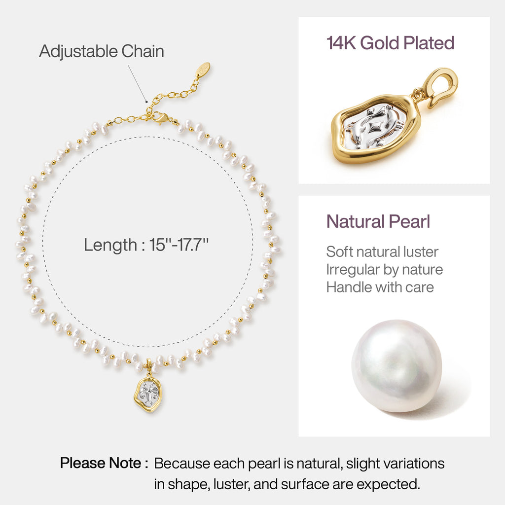 Zodiac Pearl Necklace