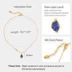 Raw Lapis Lazuli Necklace