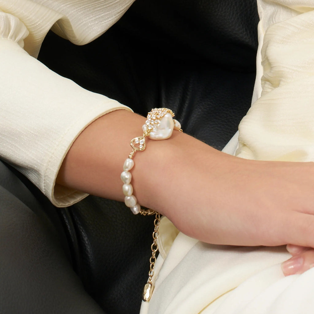 Drift Sand Baroque Pearl Bracelet