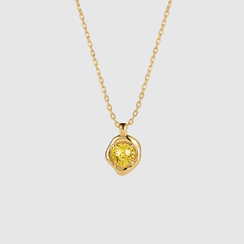 Fireworks CZ Stone Necklace