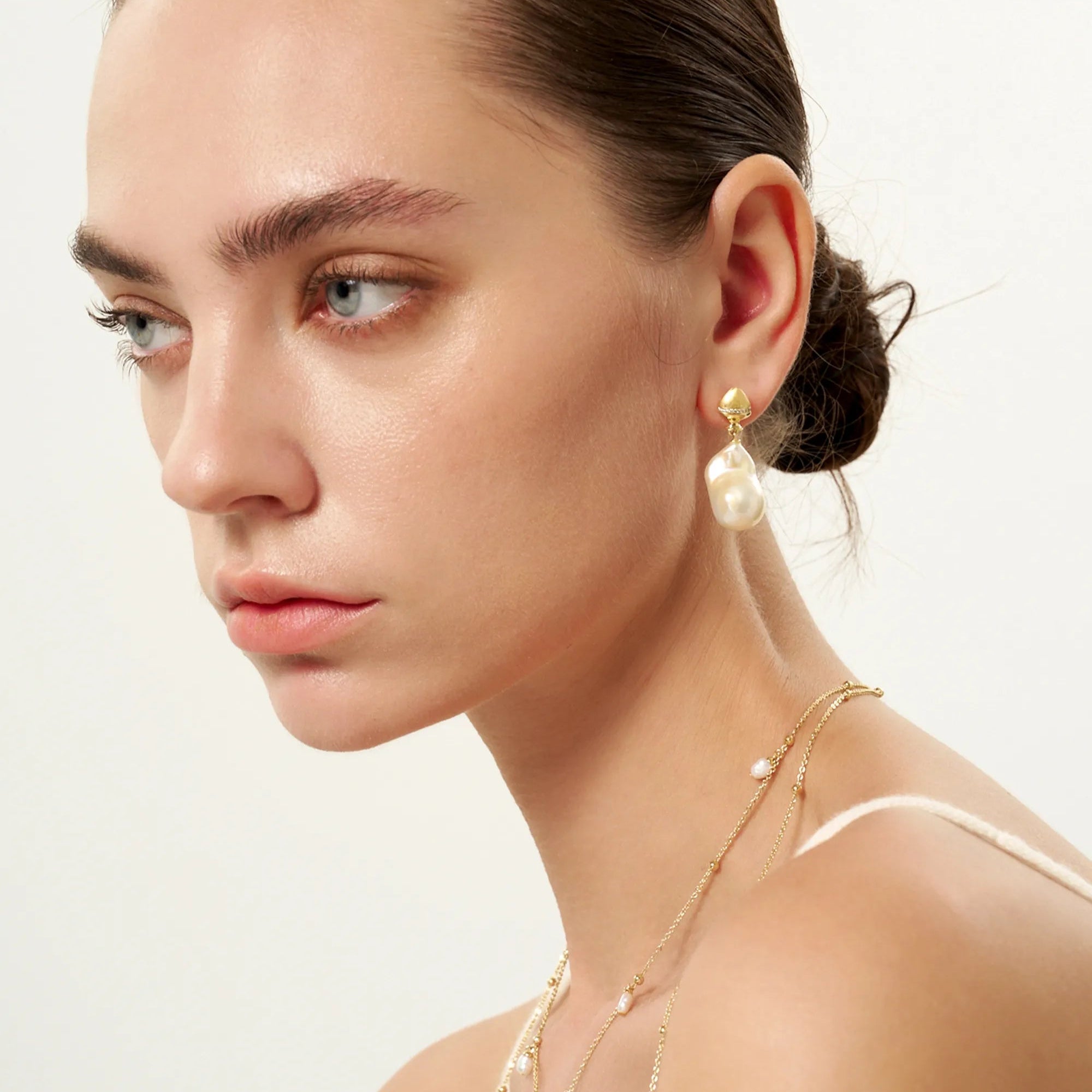 Oracle Baroque Pearl Earrings