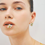 Chloris Pansy Earrings