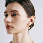 Radiant Star Hoop Earrings