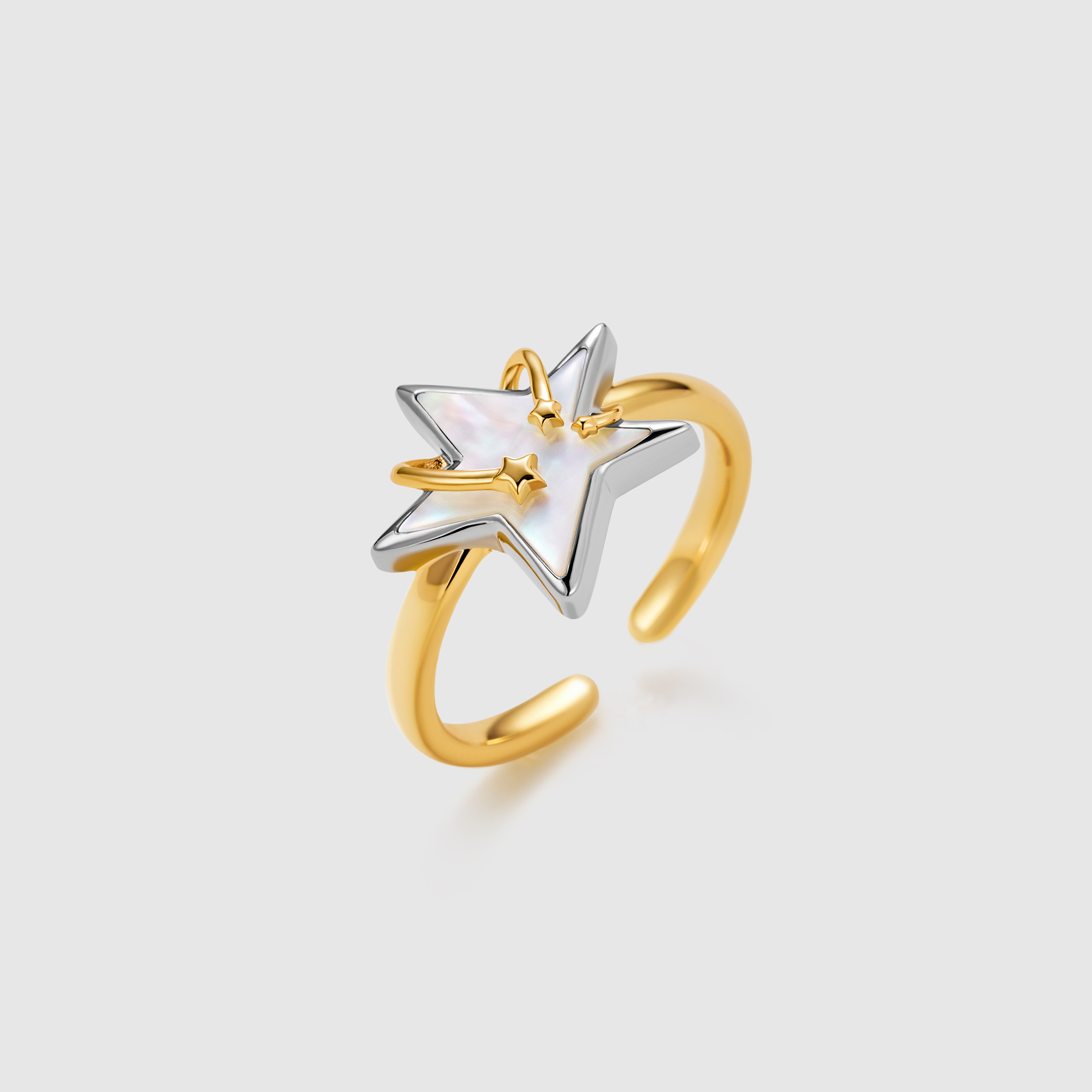 Meteor Mother-of-Pearl Ring