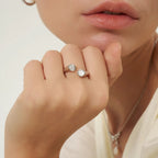 Drift Sand Silver Open Ring
