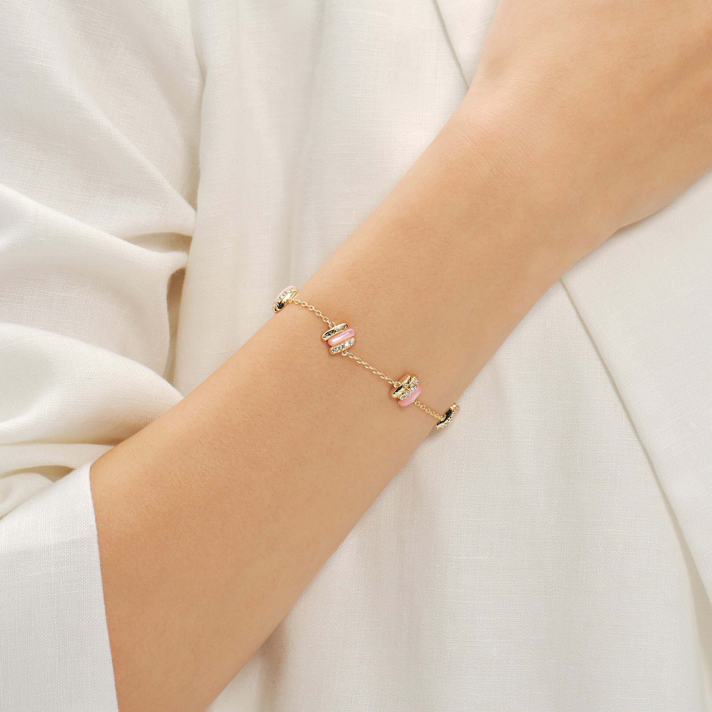 Pink Mother of Pearl Bracelet