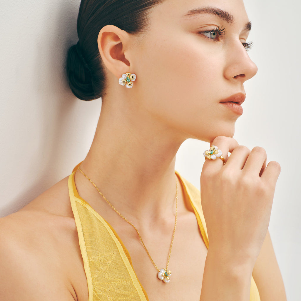Chloris Pansy Ring