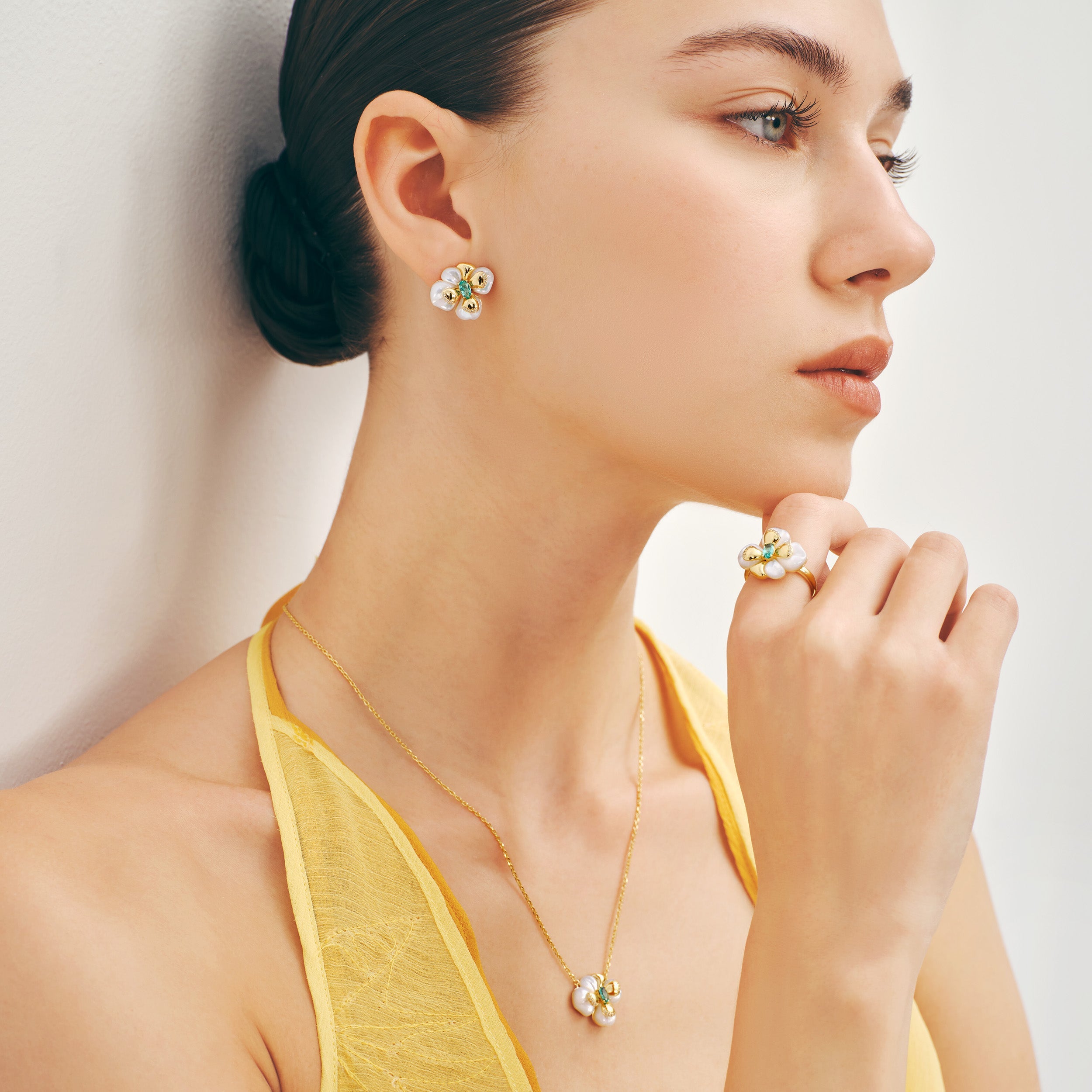 Chloris Pansy Ring