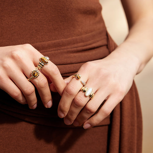 Autumn Breeze Impression Tiger’s Eye Ring
