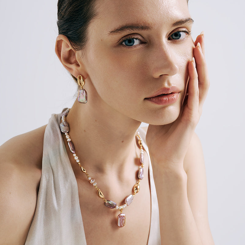 Sea Treasure Baroque Pearl Necklace