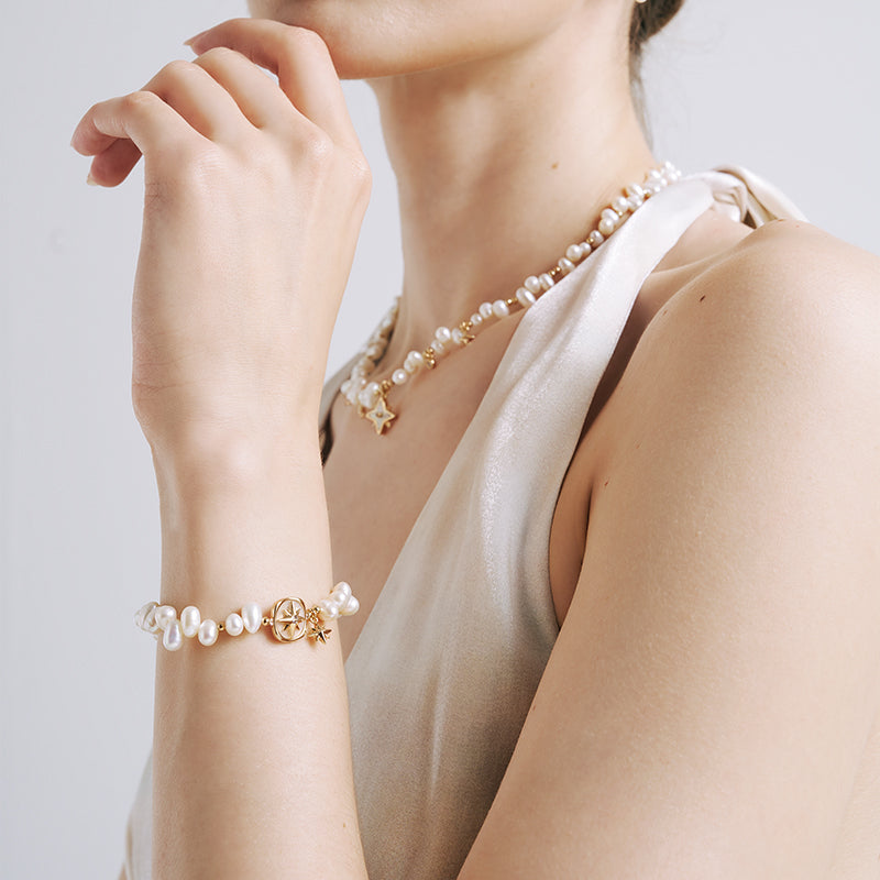 Radiant Star Pearl Bracelet