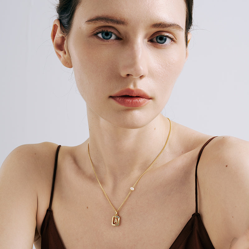Be Myself Initial Necklace