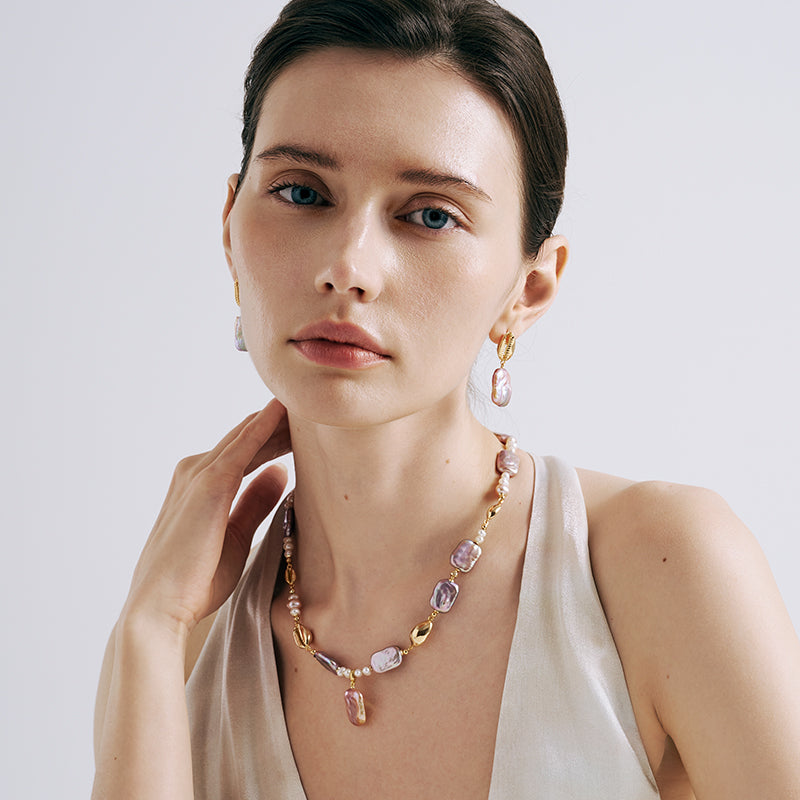 Sea Treasure Baroque Pearl Necklace