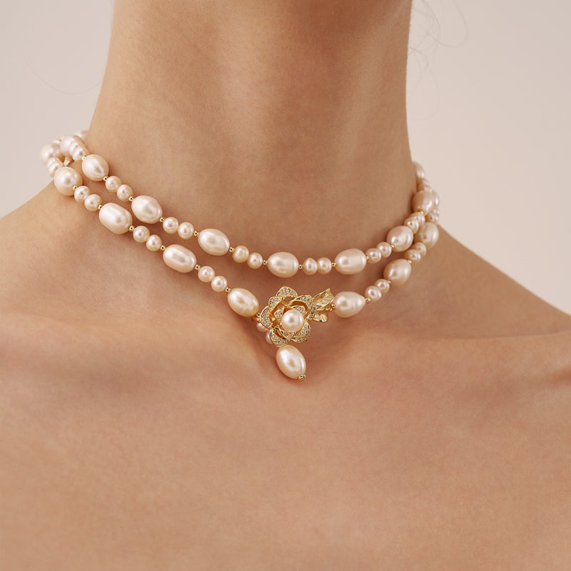 Adjustable Baroque Pearl Necklace