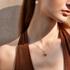 Caramel Coffee Tiger’s Eye Necklace