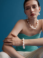 Adjustable Baroque Pearl Necklace