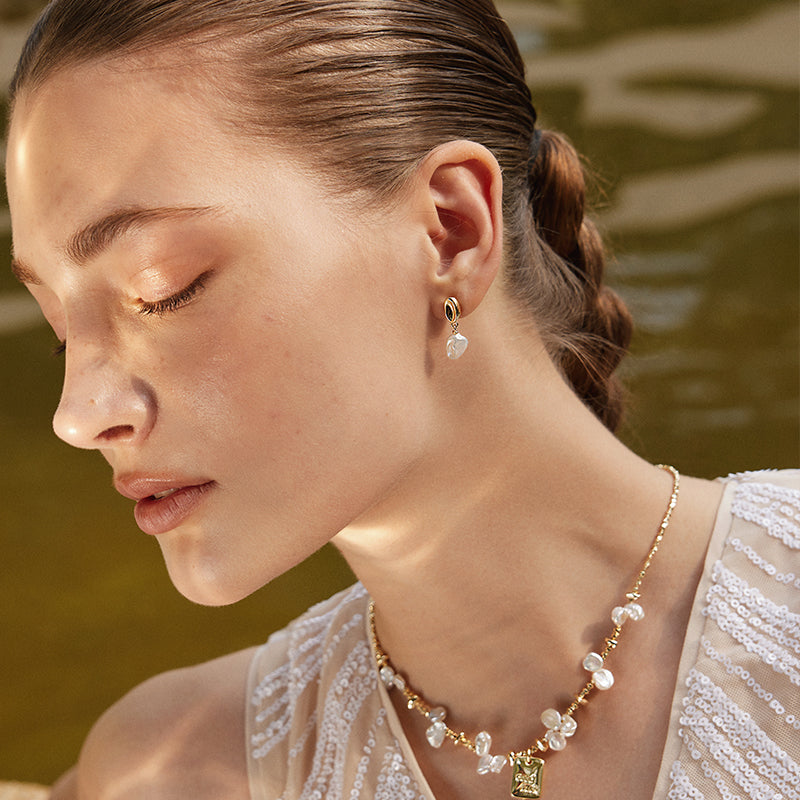 Floriography Pearl Earrings