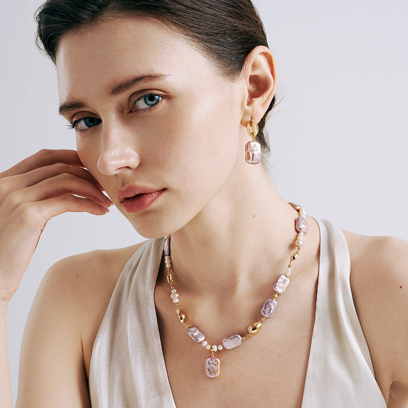 Sea Treasure Baroque Pearl Necklace