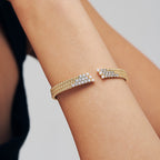 L’Essence Textured Pearl Cuff Bracelet