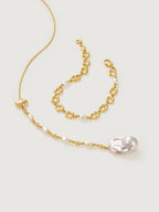 Adjustable Baroque Pearl Necklace