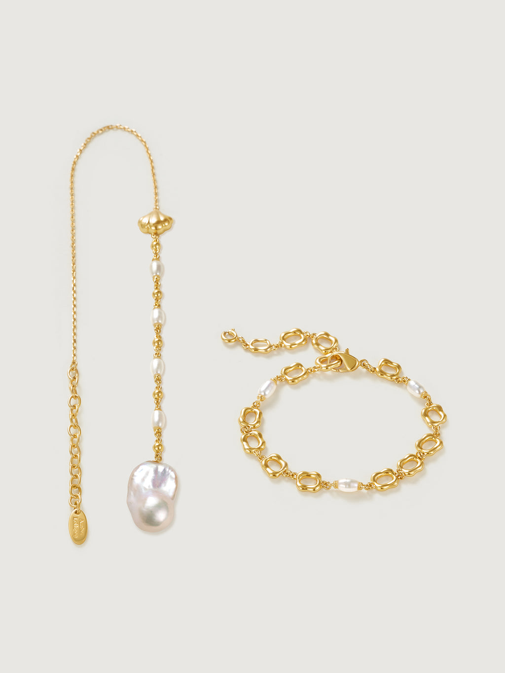Adjustable Baroque Pearl Necklace