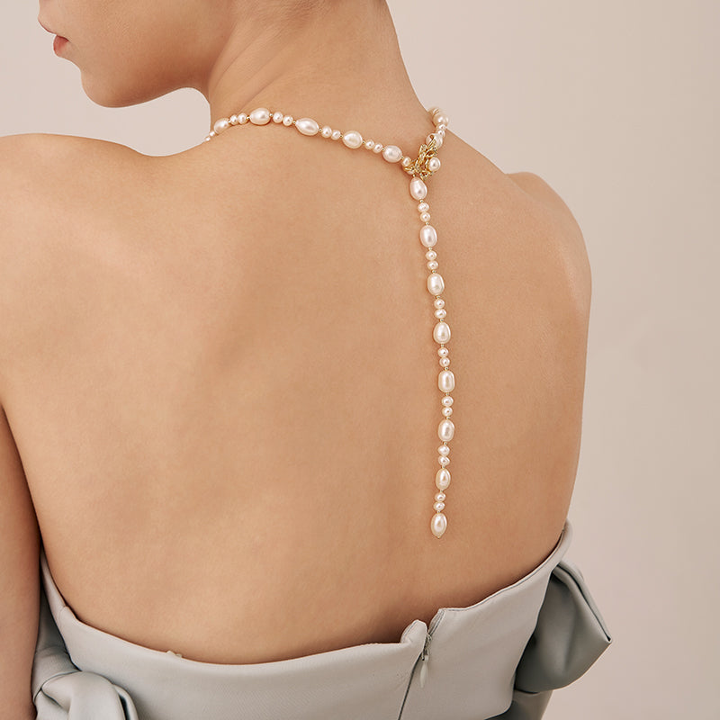 Adjustable Baroque Pearl Necklace